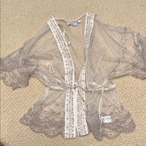 Boho lace cardigan